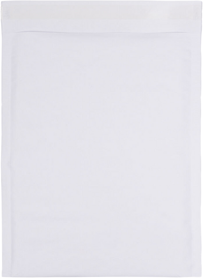 White Kraft 80lb 9 1/2 x 13 Bubble Mailer with Peel & Seal