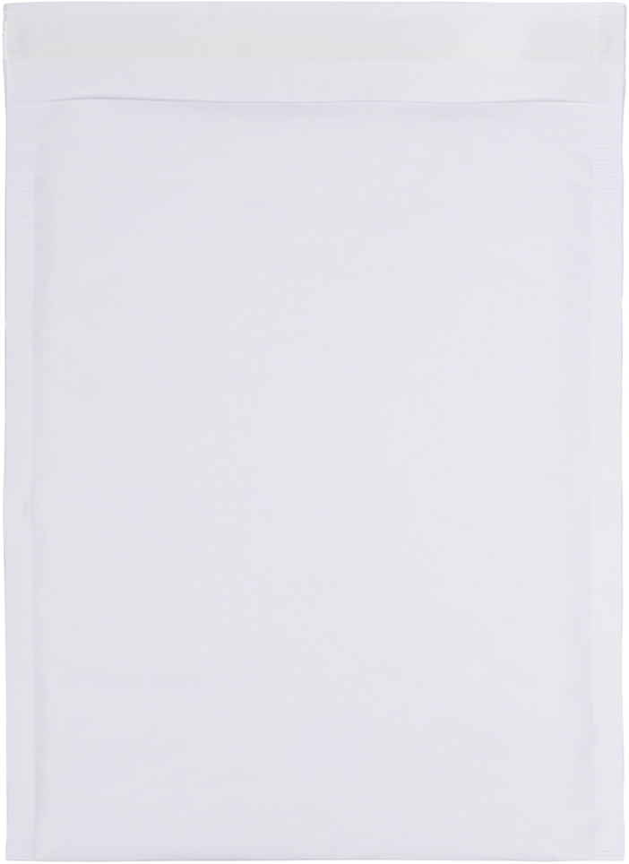 White Kraft 80lb 9 1/2 x 13 Bubble Mailer with Peel & Seal