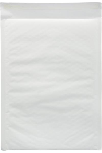 White Kraft 80lb 9 1/2 x 13 Bubble Mailer with Peel & Seal