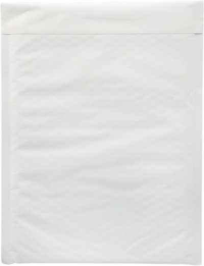 White Kraft 80lb 9 1/2 x 13 Bubble Mailer with Peel & Seal
