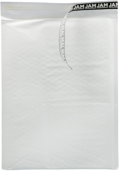 White Kraft 80lb 10 1/2 x 14 1/2 Bubble Mailer with Peel & Seal