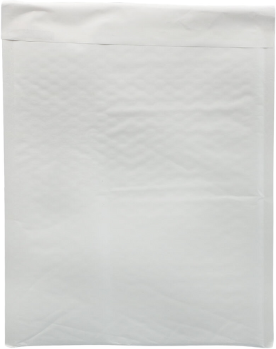 White Kraft 80lb 10 1/2 x 14 1/2 Bubble Mailer with Peel & Seal
