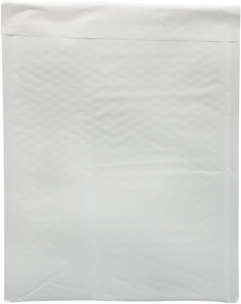 White Kraft 80lb 10 1/2 x 14 1/2 Bubble Mailer with Peel & Seal