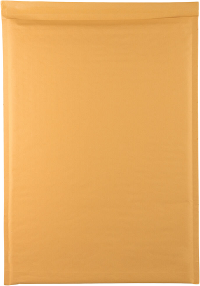 Brown Kraft 80lb 12 1/2 x 17 1/2 Bubble Mailer with Peel & Seal