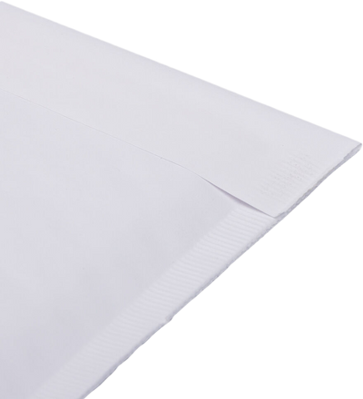 White Kraft 80lb 12 1/2 x 17 1/2 Bubble Mailer with Peel & Seal