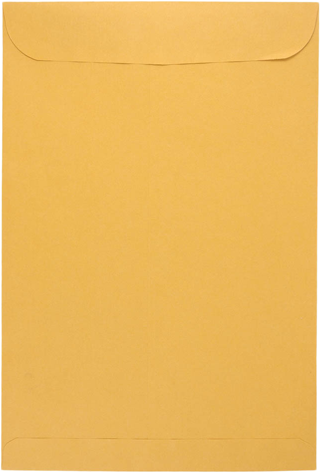 Brown Kraft 28lb 12 1/2 x 18 1/2 Open End Envelopes with Peel & Seal