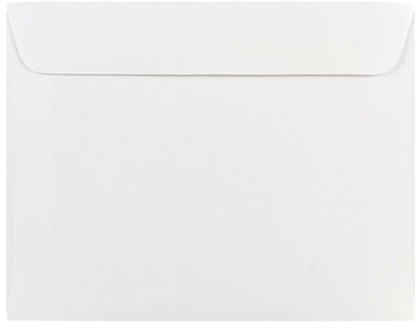 White 24lb 5 1/2 x 7 1/2 Booklet Envelopes