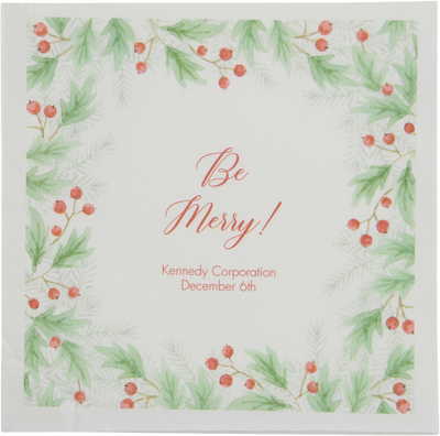 White 6 1/2 x 6 1/2 Lunch Napkins - Uncoined
