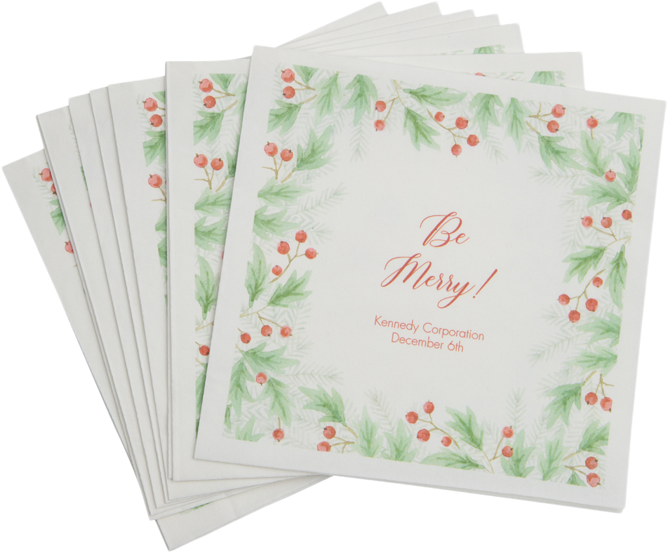 White 6 1/2 x 6 1/2 Lunch Napkins - Uncoined