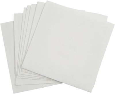 White 6 1/2 x 6 1/2 Lunch Napkins - Uncoined