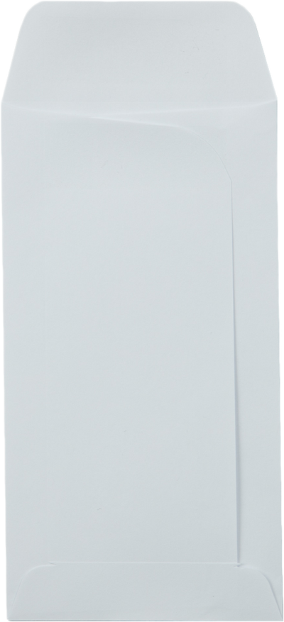 White 24lb Large Drive-In Banking Envelopes (3 3/4 x 7)