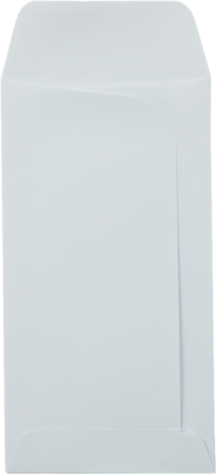 White 24lb Large Drive-In Banking Envelopes (3 3/4 x 7)