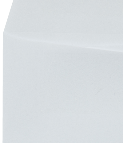 White 24lb Large Drive-In Banking Envelopes (3 3/4 x 7)