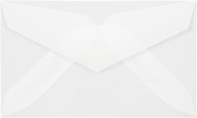 Clear Translucent 28lb 3 Drug 2 5/16 x 3 5/8 Envelopes