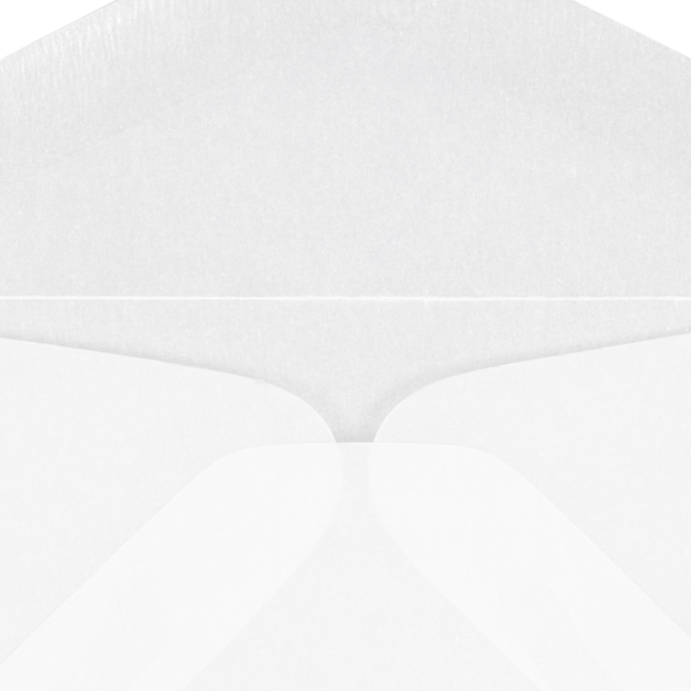 Clear Translucent 28lb 3 Drug 2 5/16 x 3 5/8 Envelopes