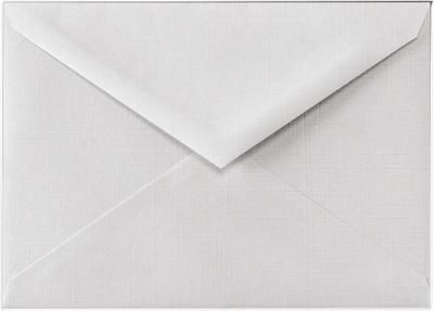 White Linen 32lb Lee BAR V Flap Envelopes (5 1/4 x 7 1/4)