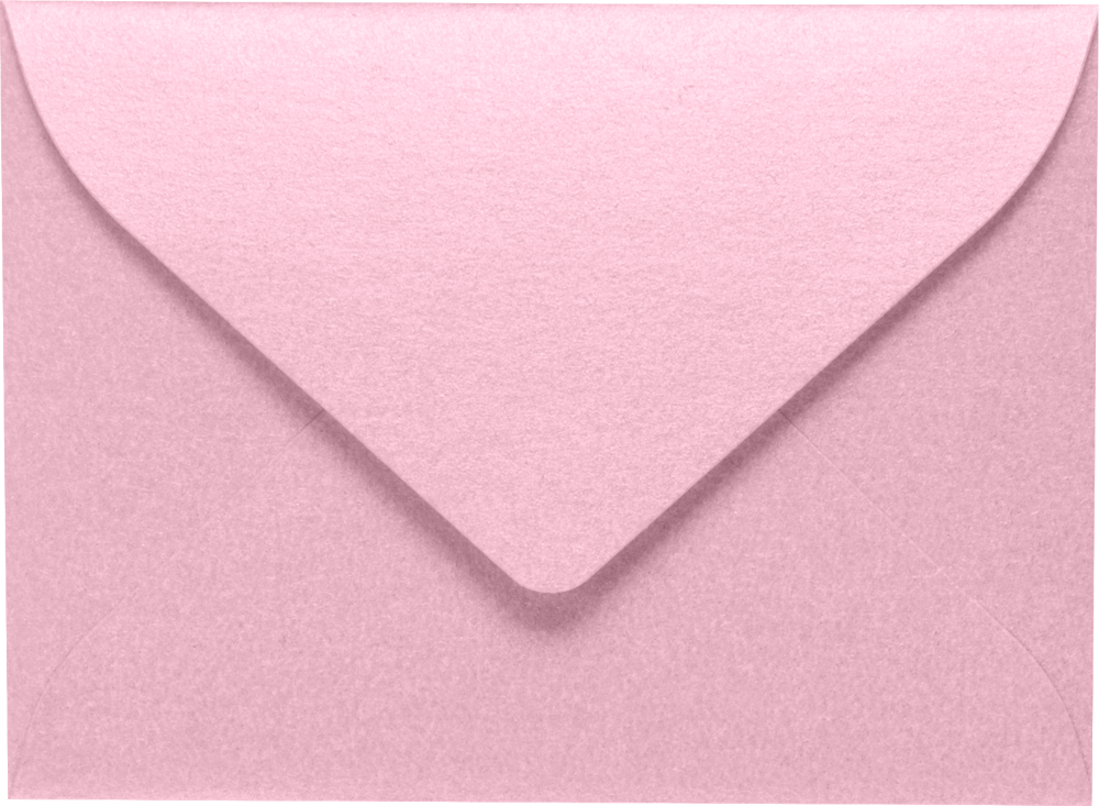 Pink Rose Metallic 32lb #17 Mini Envelopes (2 11/16 x 3 11/16)