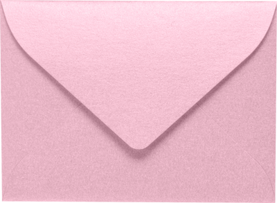 Pink Rose Metallic 32lb #17 Mini Envelopes (2 11/16 x 3 11/16)