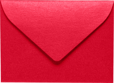 Jupiter Red Metallic 32lb #17 Mini Envelopes (2 11/16 x 3 11/16)