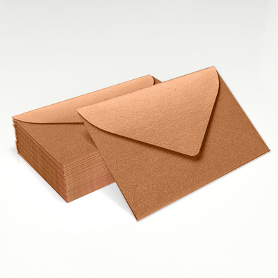 Copper Brown Metallic 32lb #17 Mini Envelopes (2 11/16 x 3 11/16)