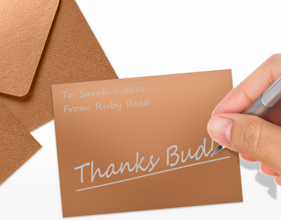 Copper Brown Metallic 32lb #17 Mini Envelopes (2 11/16 x 3 11/16)