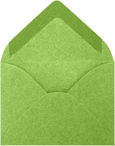 Lime Green Metallic 32lb #17 Mini Envelopes (2 11/16 x 3 11/16)