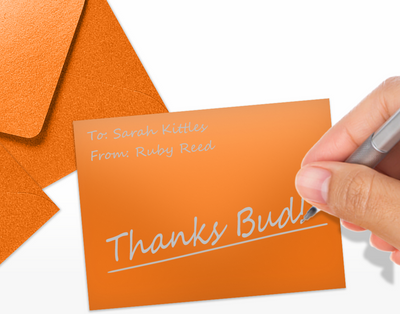 Orange Flame Metallic 32lb #17 Mini Envelopes (2 11/16 x 3 11/16)