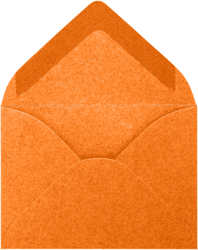Orange Flame Metallic 32lb #17 Mini Envelopes (2 11/16 x 3 11/16)