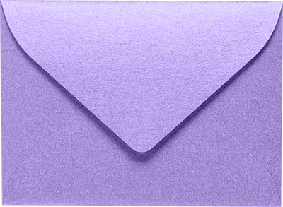 Amethyst Purple Metallic 32lb #17 Mini Envelopes (2 11/16 x 3 11/16)