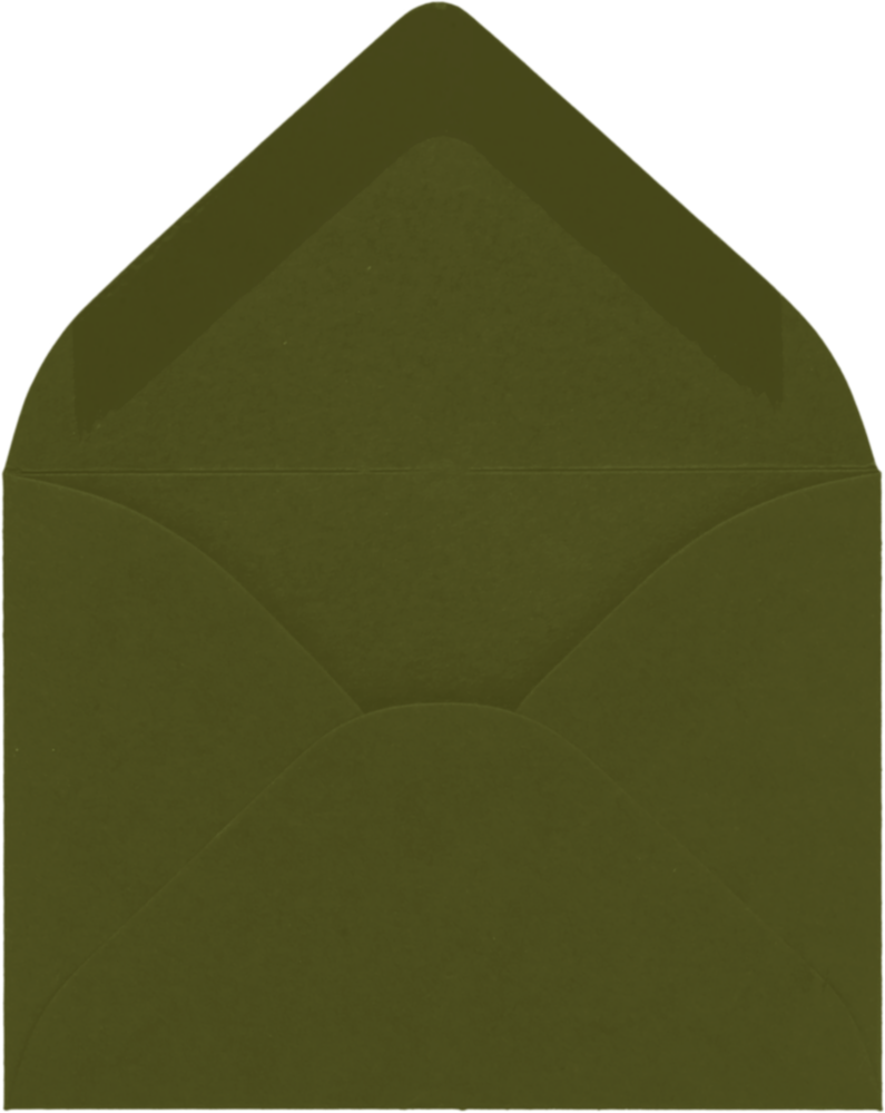 Dark Green Olive 28lb #17 Mini Envelopes (2 11/16 x 3 11/16)