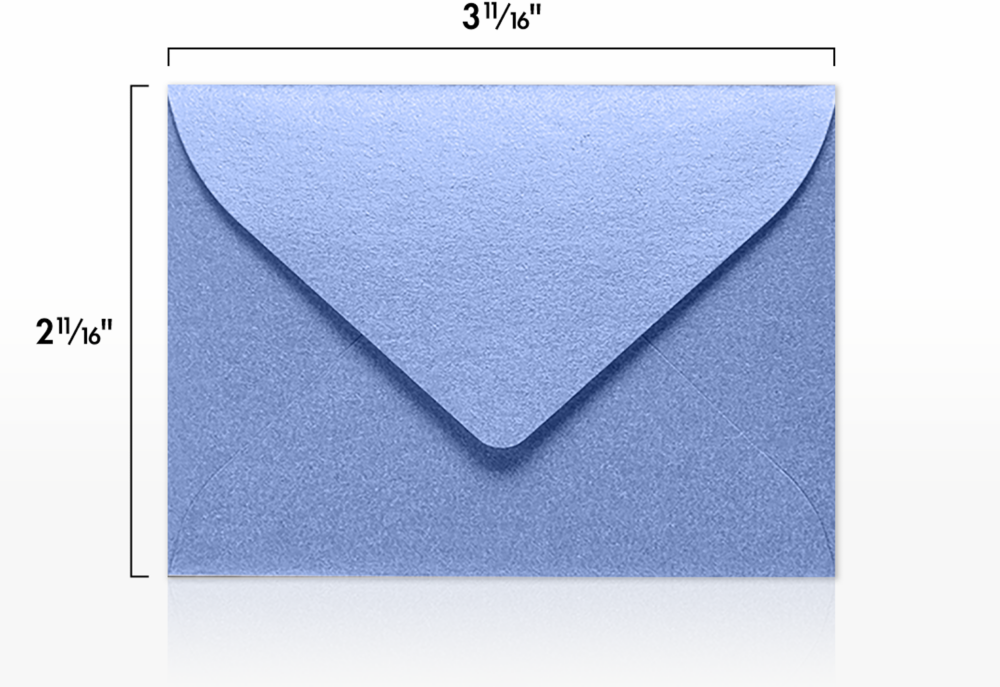 Vista Purple Metallic 32lb #17 Mini Envelopes (2 11/16 x 3 11/16)