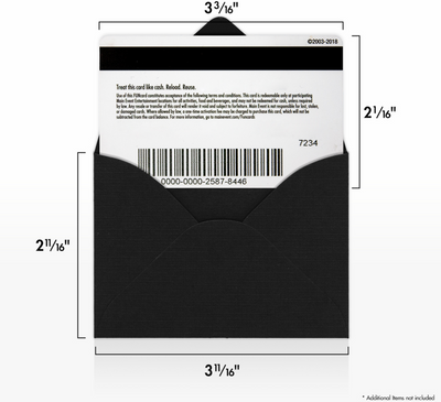 Black Linen 32lb #17 Mini Envelopes (2 11/16 x 3 11/16)