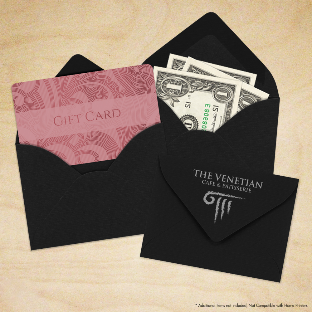 Black Linen 32lb #17 Mini Envelopes (2 11/16 x 3 11/16)