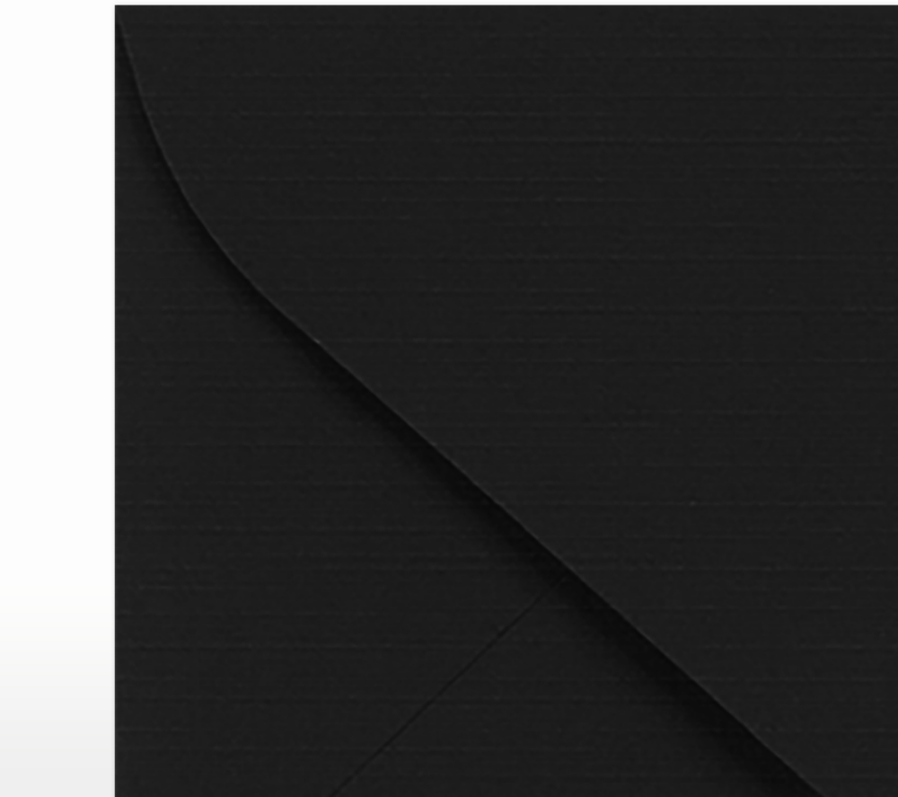 Black Linen 32lb #17 Mini Envelopes (2 11/16 x 3 11/16)