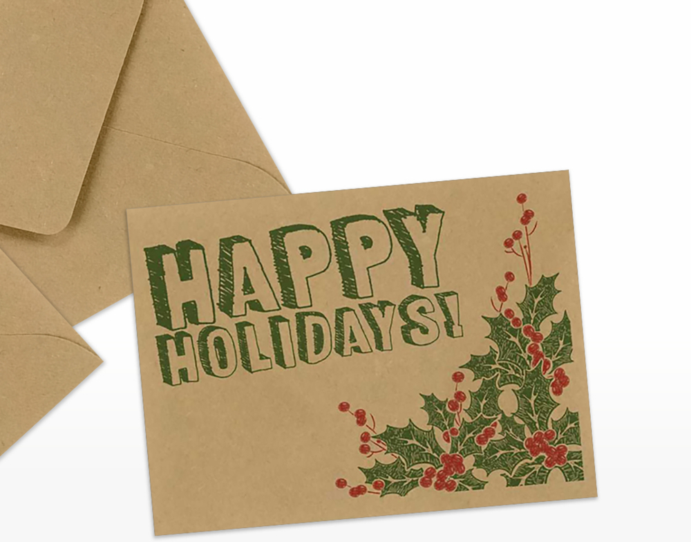 Happy Holidays 28lb #17 Mini Envelopes (2 11/16 x 3 11/16)
