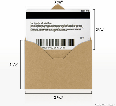 Happy Holidays 28lb #17 Mini Envelopes (2 11/16 x 3 11/16)
