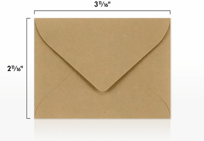 Happy Holidays 28lb #17 Mini Envelopes (2 11/16 x 3 11/16)