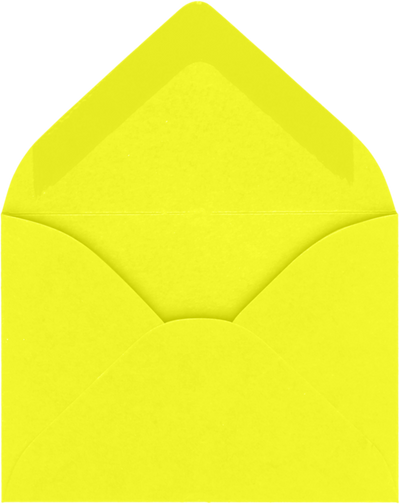 Citrus Yellow 32lb #17 Mini Envelopes (2 11/16 x 3 11/16)