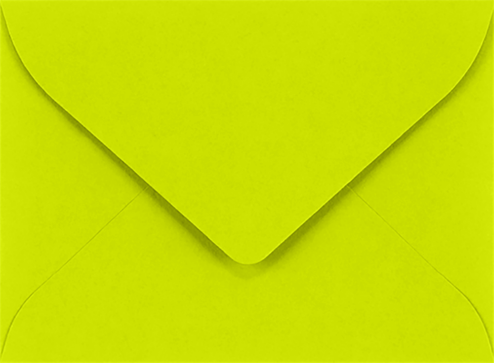Wasabi Lime Green 32lb #17 Mini Envelopes (2 11/16 x 3 11/16)