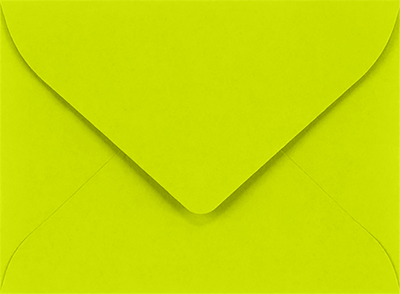 Wasabi Lime Green 32lb #17 Mini Envelopes (2 11/16 x 3 11/16)
