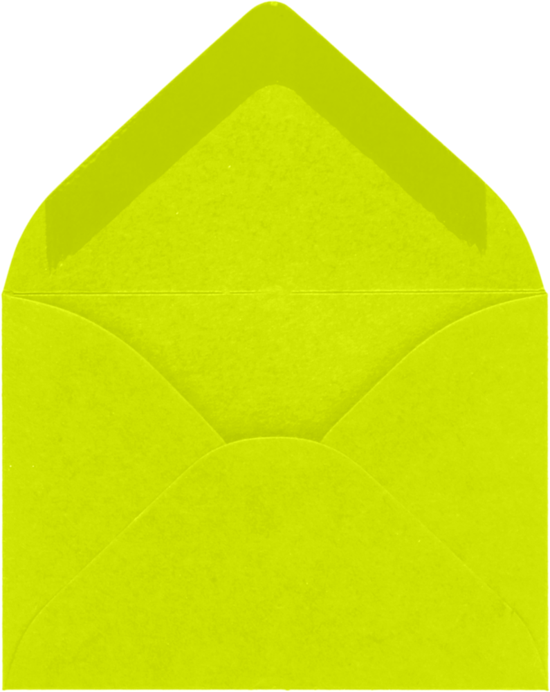 Wasabi Lime Green 32lb #17 Mini Envelopes (2 11/16 x 3 11/16)
