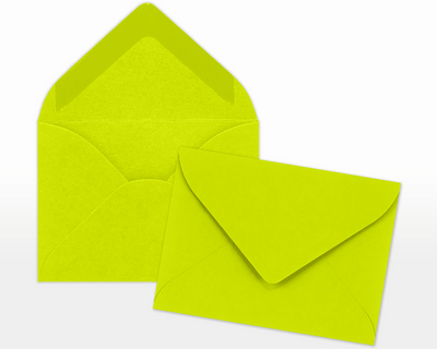 Wasabi Lime Green 32lb #17 Mini Envelopes (2 11/16 x 3 11/16)