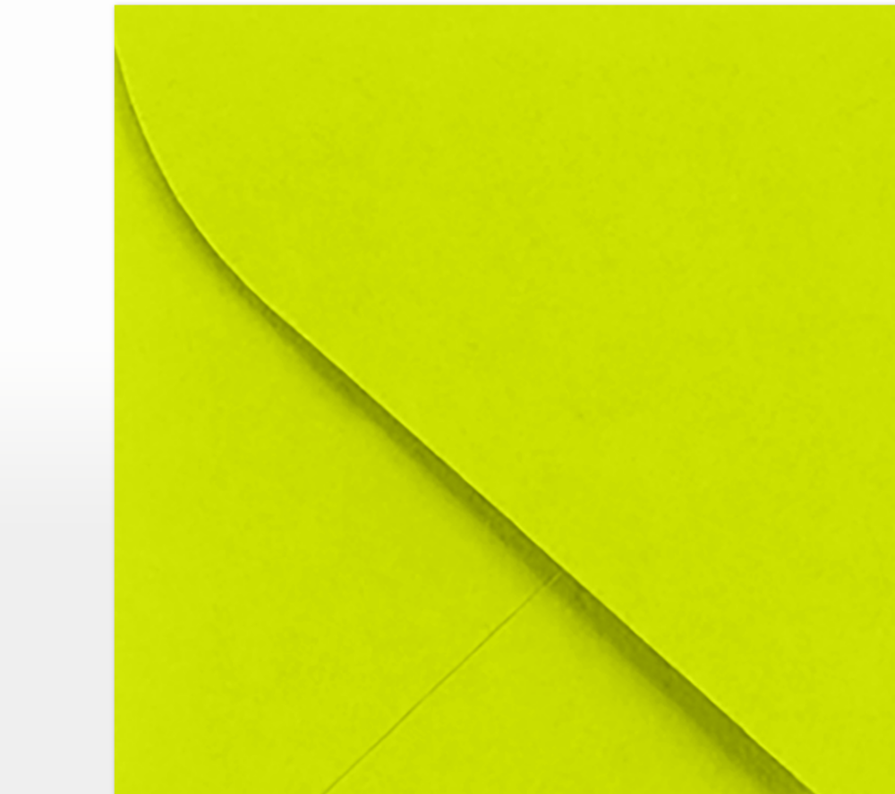 Wasabi Lime Green 32lb #17 Mini Envelopes (2 11/16 x 3 11/16)
