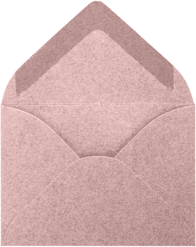 Misty Rose Pink Metallic 84lb #17 Mini Envelopes (2 11/16 x 3 11/16)