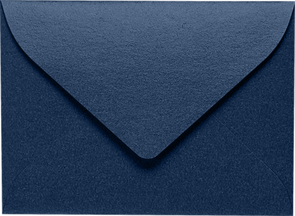 Lapis Navy Blue Metallic 32lb #17 Mini Envelopes (2 11/16 x 3 11/16)