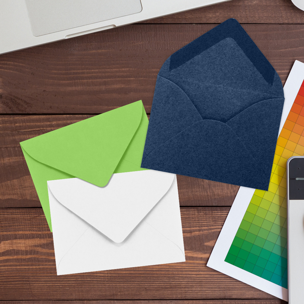 Lapis Navy Blue Metallic 32lb #17 Mini Envelopes (2 11/16 x 3 11/16)