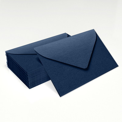 Lapis Navy Blue Metallic 32lb #17 Mini Envelopes (2 11/16 x 3 11/16)