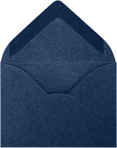 Lapis Navy Blue Metallic 32lb #17 Mini Envelopes (2 11/16 x 3 11/16)