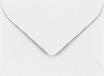 White 28lb #17 Mini Envelopes (2 11/16 x 3 11/16)