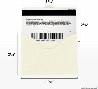 Natural 28lb Cougar #17 Mini Premium Envelopes (2 11/16 x 3 11/16)